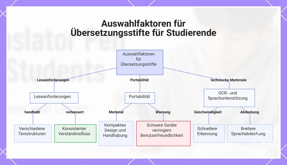 Auswahlfaktoren für Übersetzungsstifte für Studierende