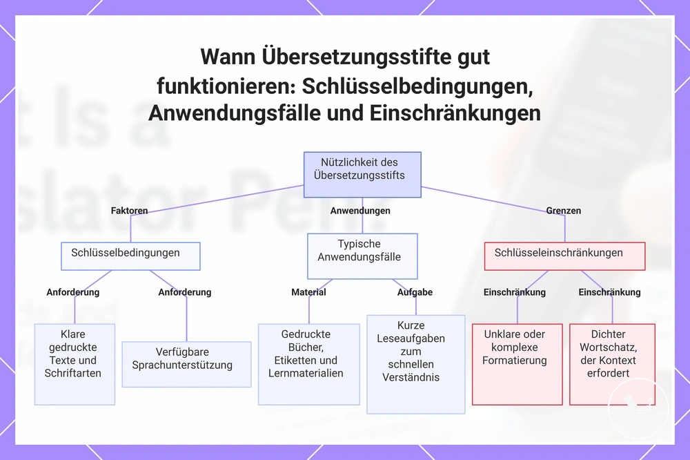 Wann Übersetzungsstifte gut funktionieren: Schlüsselbedingungen, Anwendungsfälle und Einschränkungen