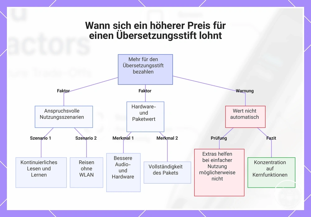 Wann sich ein höherer Preis für einen Übersetzungsstift lohnt