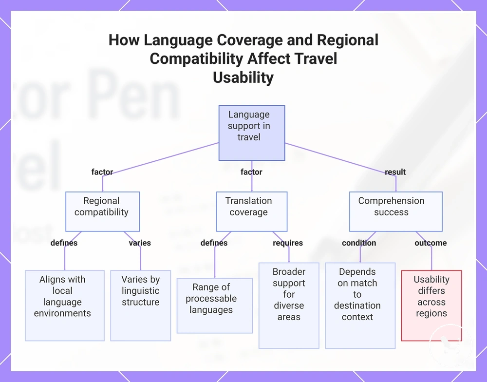 How Language Coverage and Regional Compatibility Affect Travel Usability