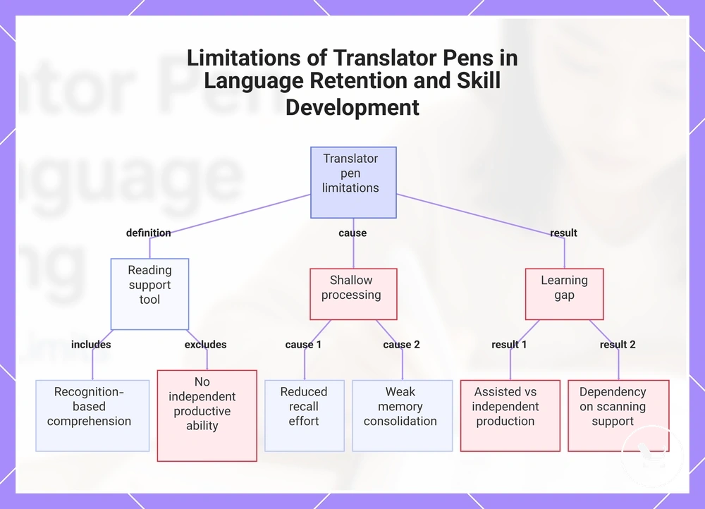 Limitations of Translator Pens in Language Retention and Skill Development