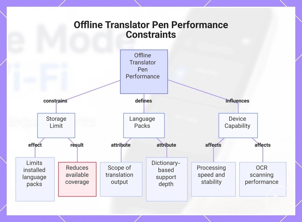 Offline Translator Pen Performance Constraints