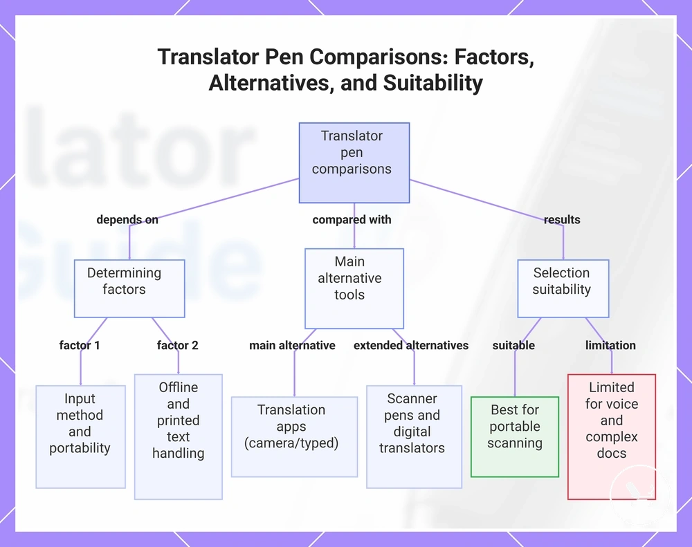 Translator Pen Comparisons: Factors, Alternatives, and Suitability