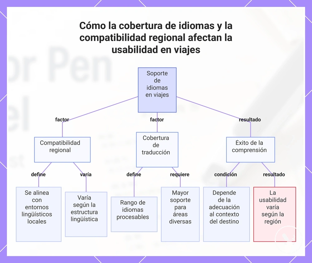 Cómo la cobertura de idiomas y la compatibilidad regional afectan la usabilidad en viajes