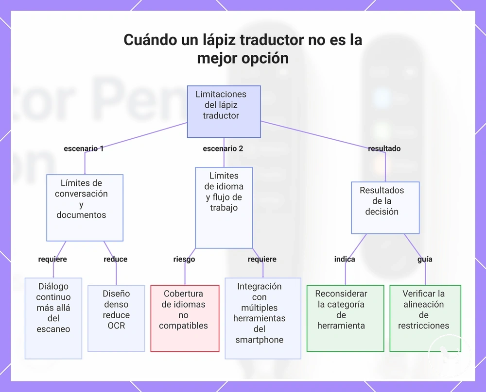 Cuándo un lápiz traductor no es la mejor opción