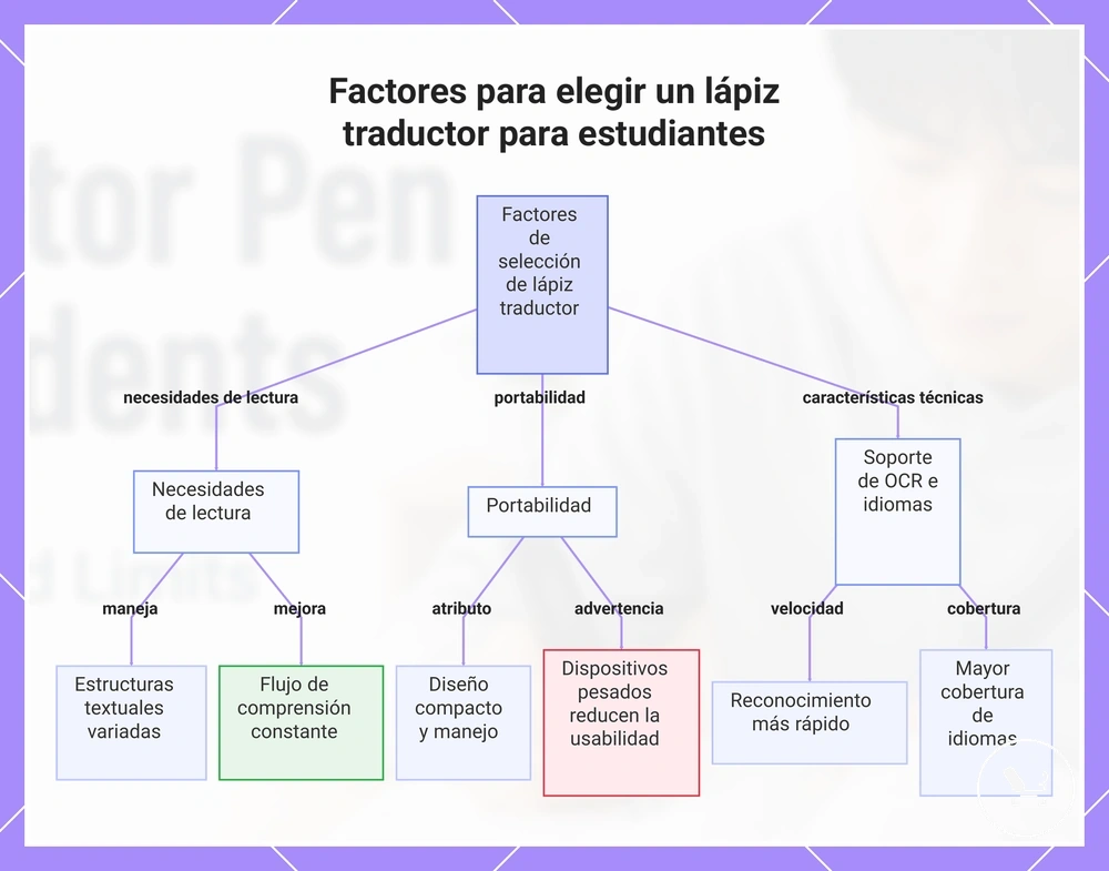 Factores para elegir un lápiz traductor para estudiantes