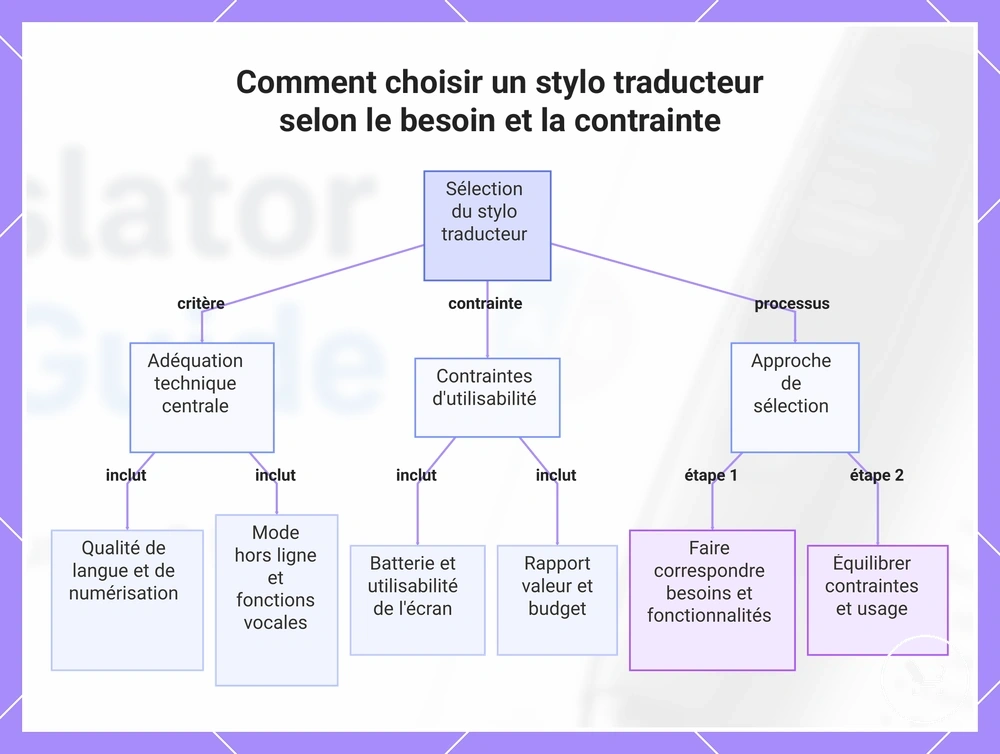 Comment choisir un stylo traducteur selon le besoin et la contrainte