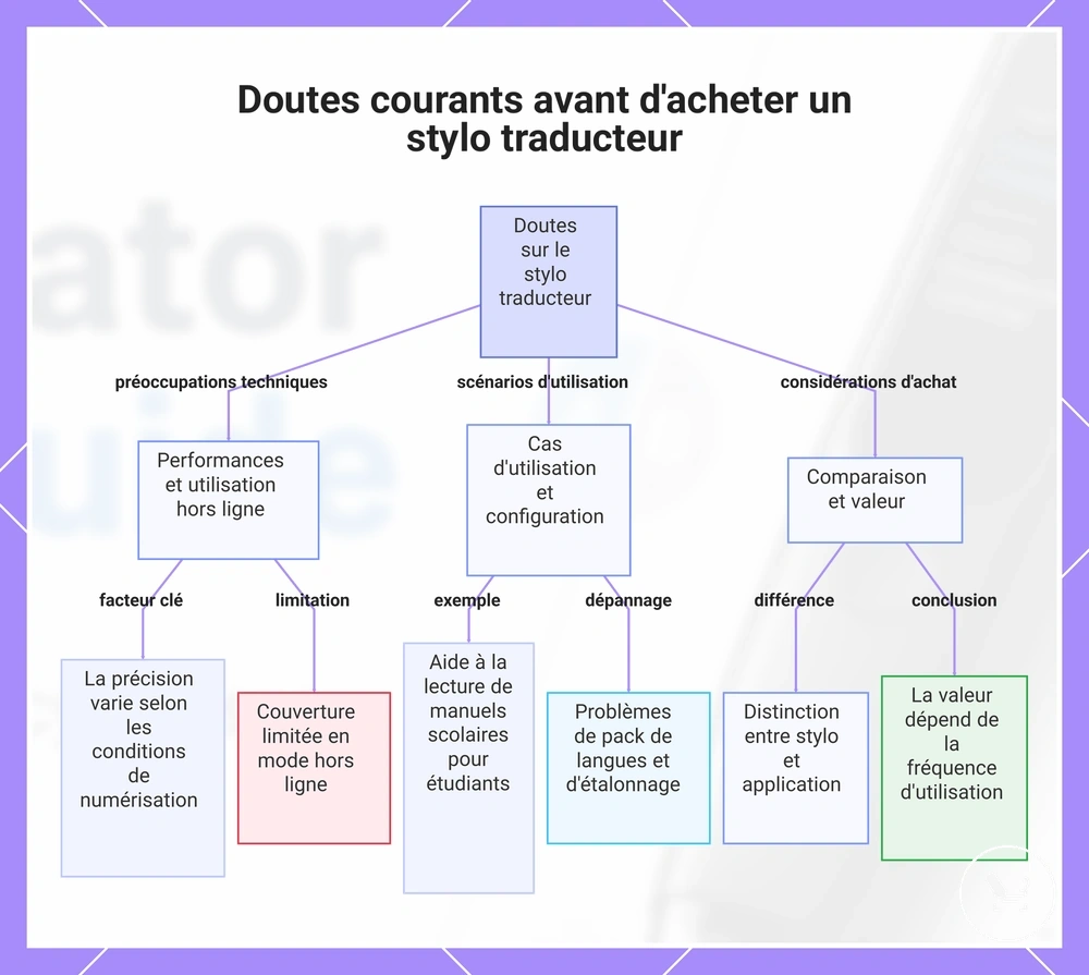 Doutes courants avant d'acheter un stylo traducteur