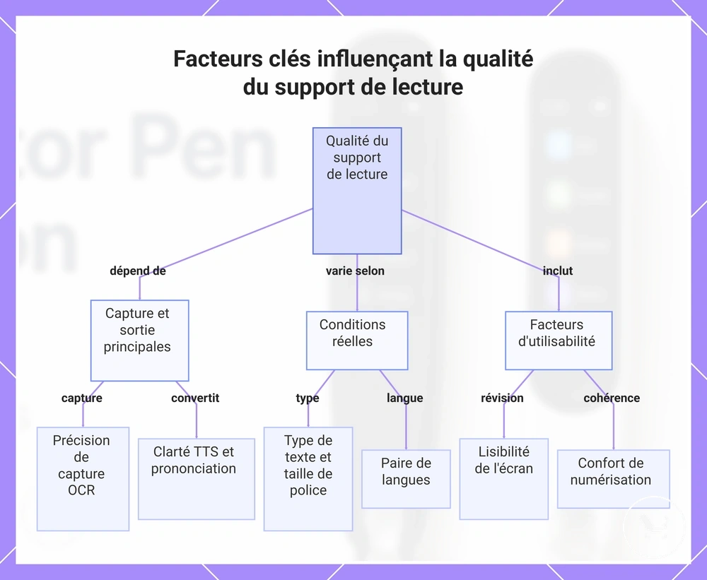 Facteurs clés influençant la qualité du support de lecture