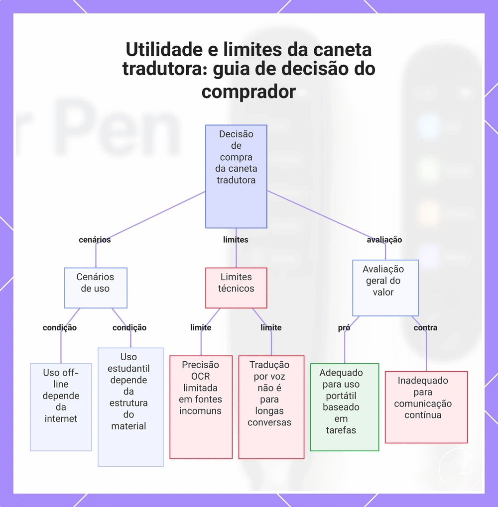 Utilidade e limites da caneta tradutora: guia de decisão do comprador