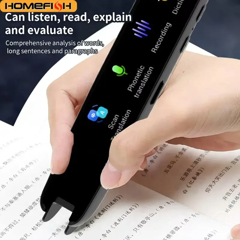 Akıllı tarama ve nokta okuma işlevli çevrimdışı sözlük çeviri kalemi.