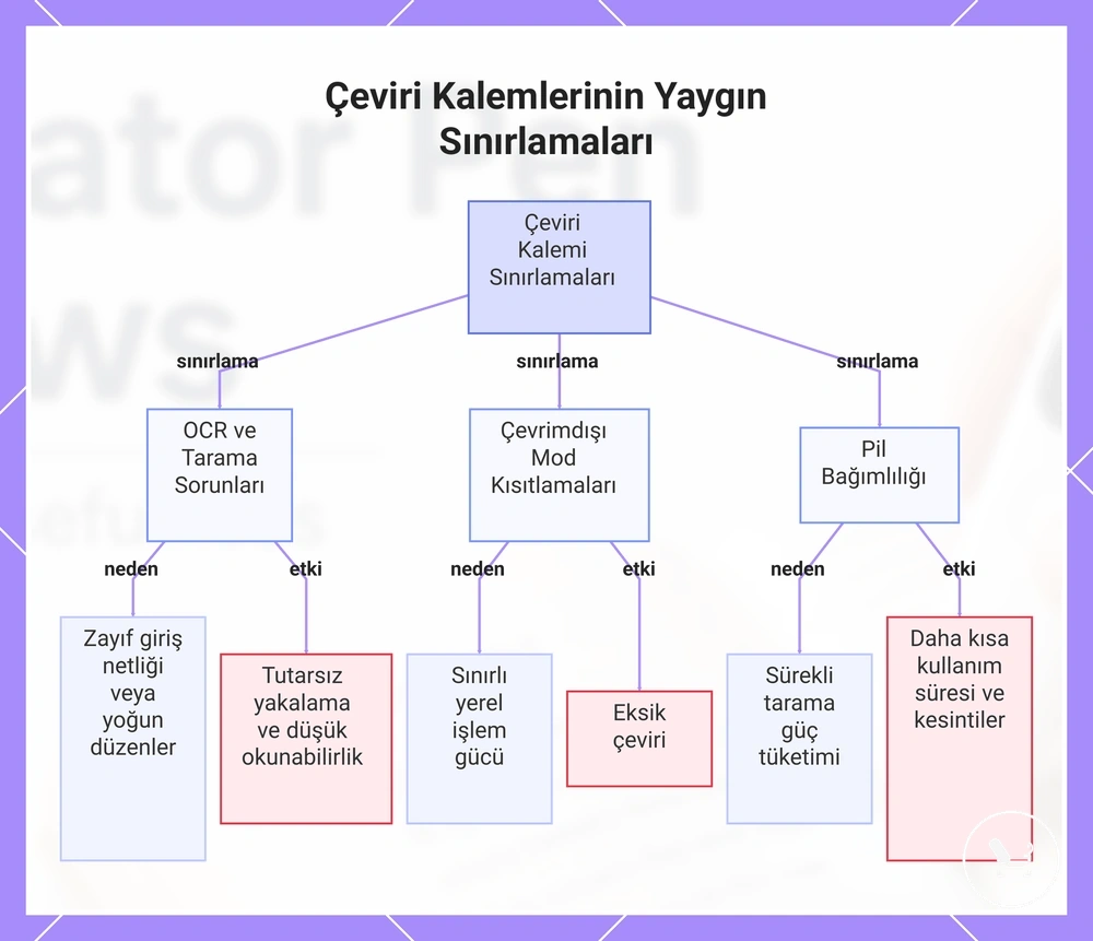 Çeviri Kalemlerinin Yaygın Sınırlamaları